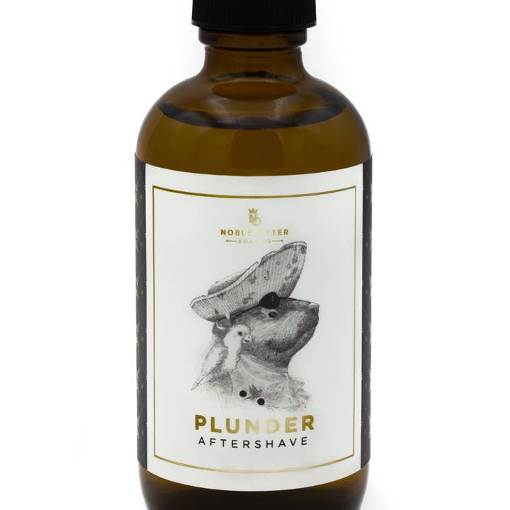 Plunder Aftershave for wholesale by Noble Otter Soap Co.