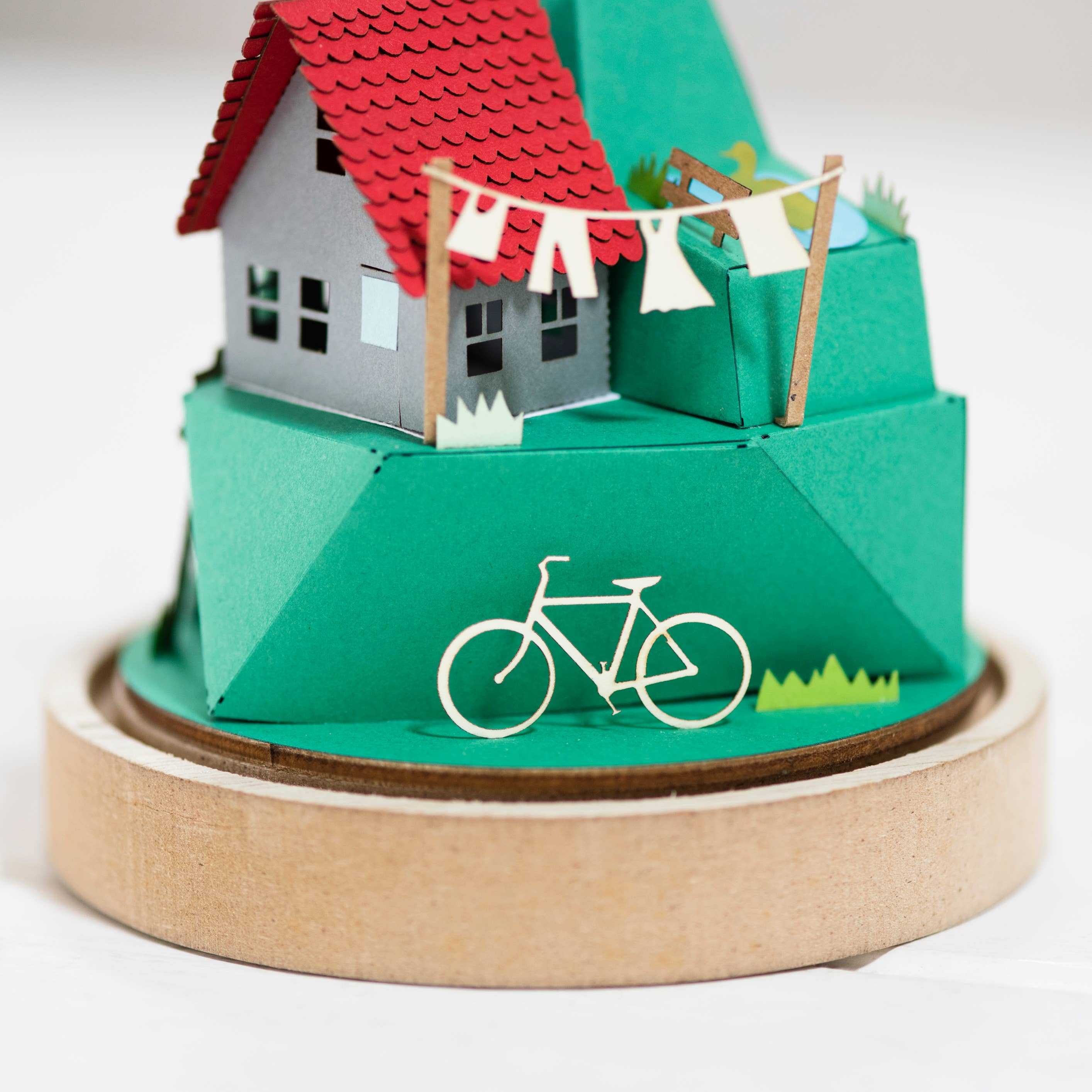 My Papercut Forest – wholesale DIY craft kit – Paper 3D craft kit neighbourhood 7