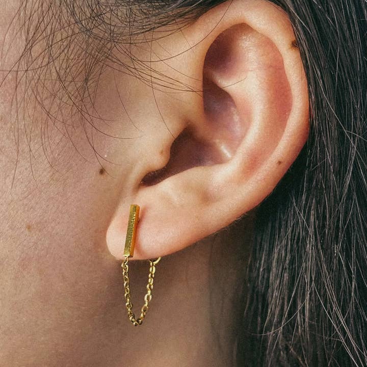 Boem Collection - Wholesale Huggie Earrings - Noa Chain Huggies3