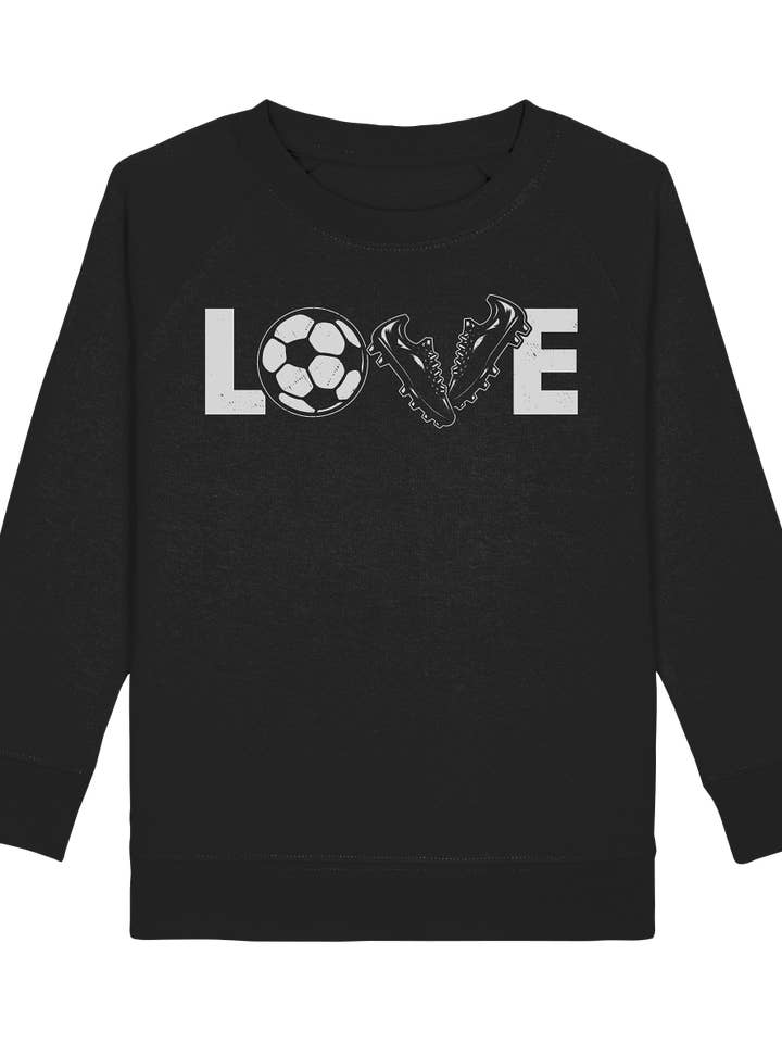Football motif soccer player love sweatshirt for wholesale by Tigerlino®