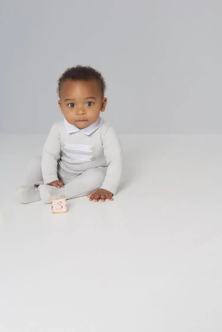 Bobble Babies Ltd – Bodysuit - Bebé por atacado – Grow Bebé Pima Algodão Acolchoado6