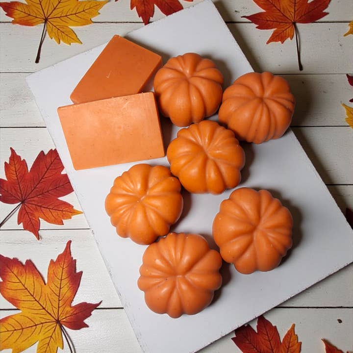 Amber Bath Co - Wholesale Bar Soap - Pumpkin Spice Soap Minis3