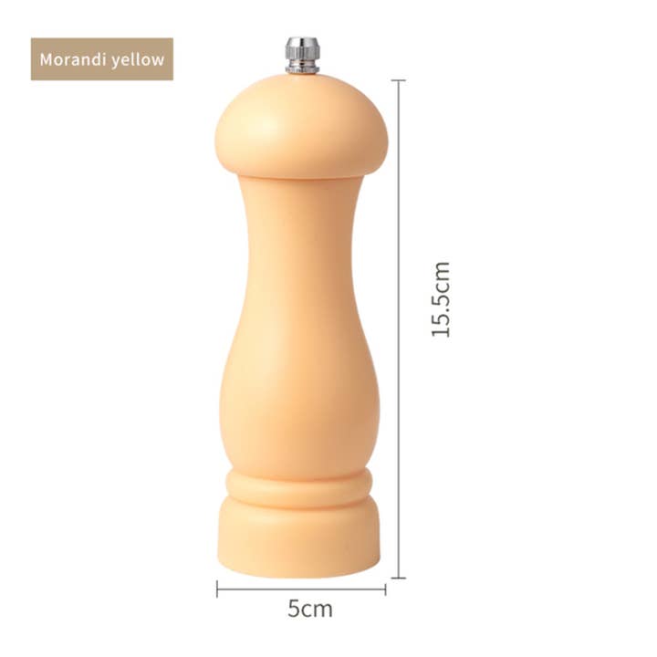 Homerely (We Cover All Import Duties) - Wholesale Salt Mill - Refillable Morandi Colour Salt and Pepper Mill (PP Material)1