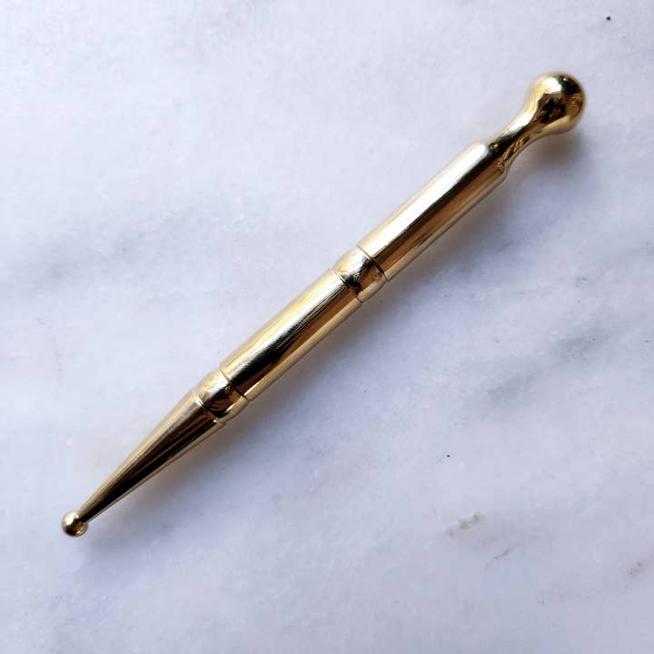 Wilder North - Wholesale Gua Sha Tool - Copper Acupressure Wand 5"