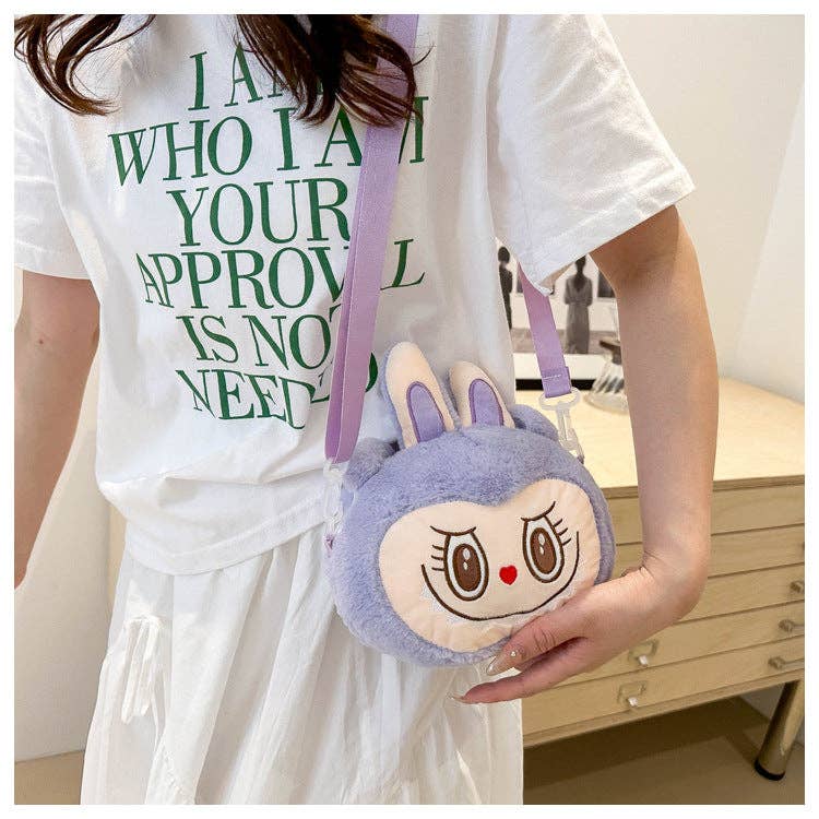 Little Trendy - Wholesale Crossbody Bag - Kids - Furry cute MONSTER handbag crossbody bag-sale9