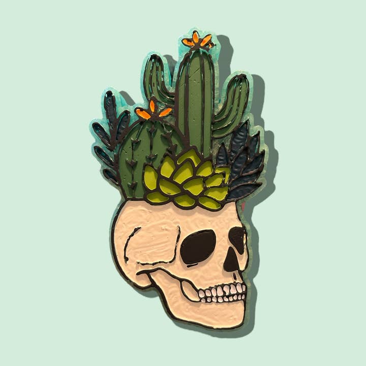 Crâne Succulent pour la vente par Redscandleco LLC