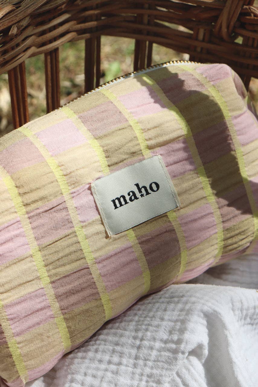 Maho - Wholesale Toiletry Bag - Women's - Claudia Seersucker13