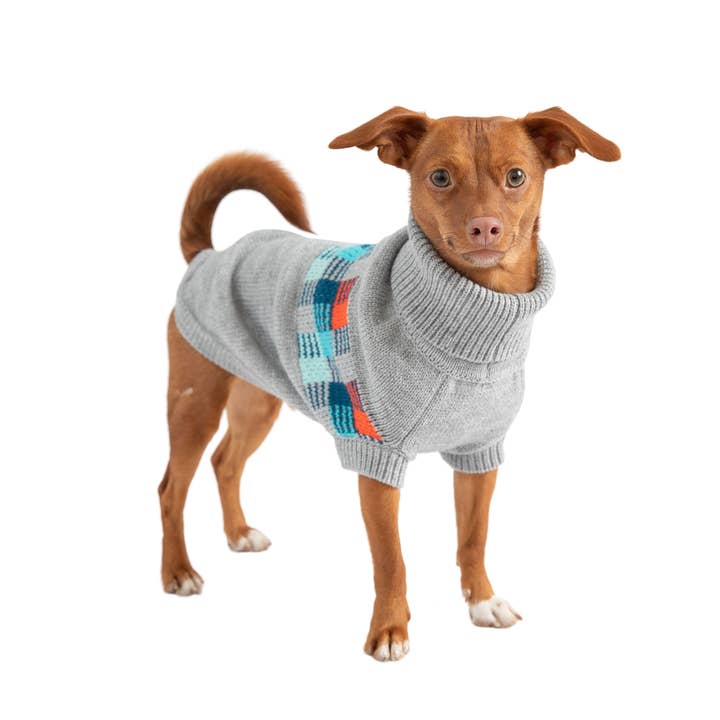 GF Pet Winter Sailor Sweater - Grey Mix for wholesale by GF Pet
