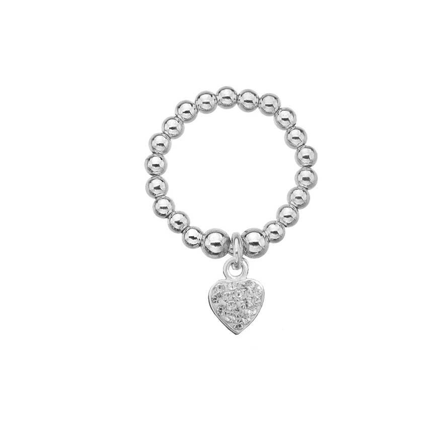 Dollie Jewellery – wholesale Multi-stone ring – Heart Sparkle Ring