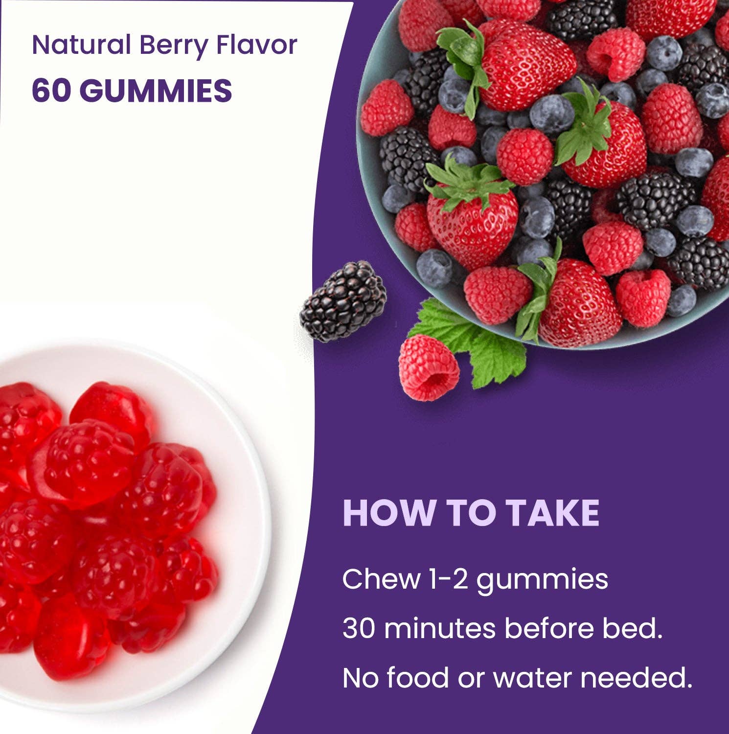 NutraChamps - Vendita all'ingrosso Vitamine/integratori orali - Caramelle gommose alla melatonina per adulti | Extra Strength Sleep Aid 3