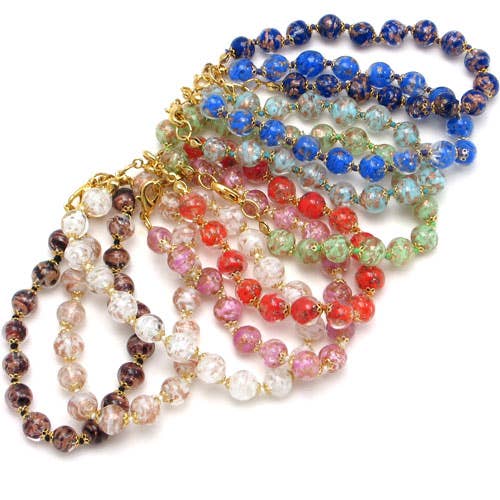 Alice Sturzinger LLC - Wholesale Beaded Bracelet - Sommerso Murano Glass Bracelet0