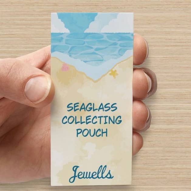 Jewells - Vente Pochette – femme - Sac de collecte de plage en tissu Sea Glass5