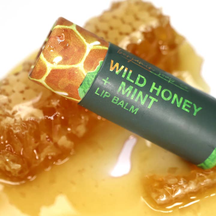 Benjamin Soap Co. - Wholesale Lip Balm - Wild Mint + Honey Lip Balm - Eco Friendly1