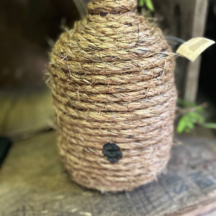 The Cranberry Cornstalk Co. - Wholesale Decorative Tabletop Object - Large Pricket Bee Skep Primitive decor9