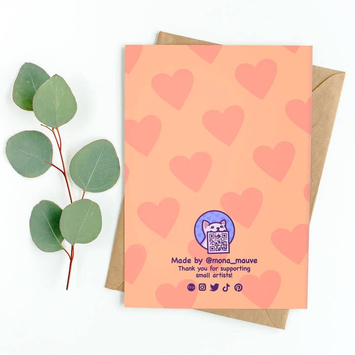 Mona Mauve • Silly Art! - Wholesale Anniversary Card - Sad Hamster Meme | Funny Anniversary Card