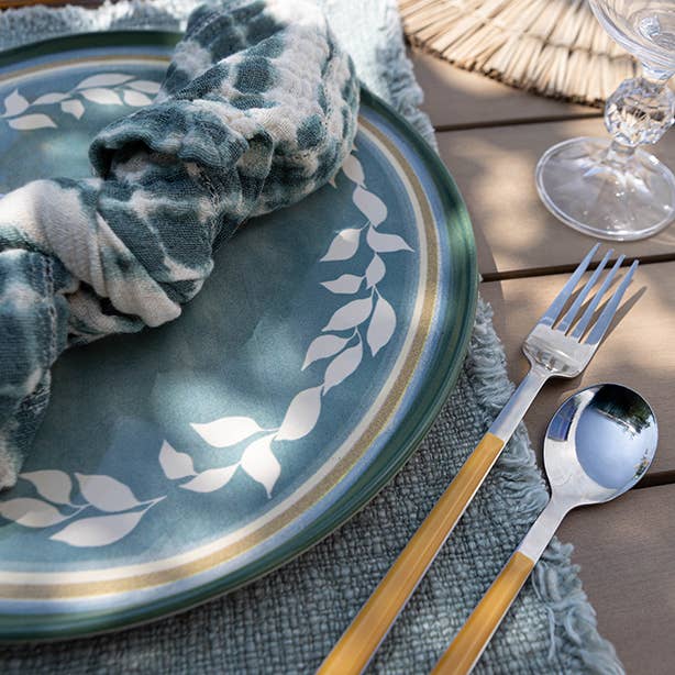 Novastyl - Wholesale Dinner Plate - Capria dessert plate  
21cm in green earthenware1