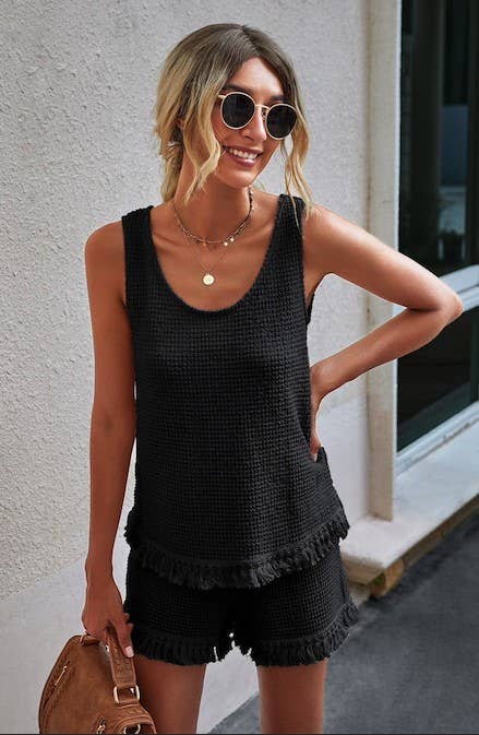 Miss Sparkling - Wholesale Lounge Set - Women's - Two Piece Short Sets2