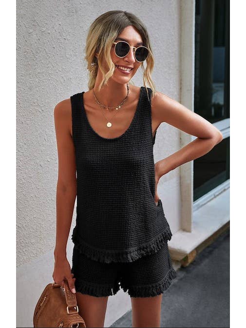 Miss Sparkling - Wholesale Lounge Set - Women's - Two Piece Short Sets2