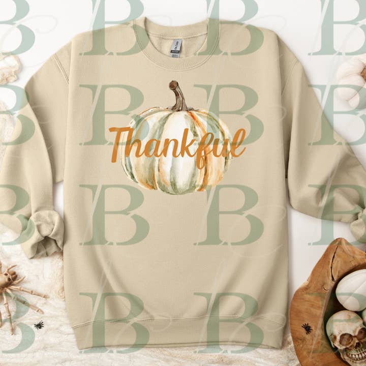 Thankful Fall Crewneck for wholesale by Bloomin' Creations