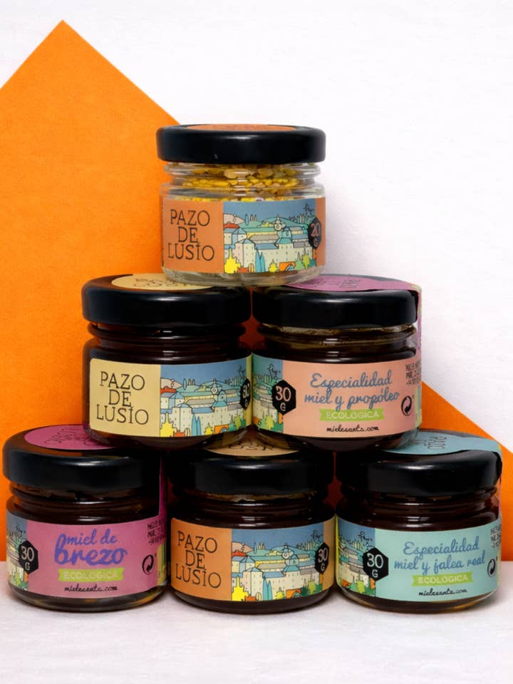 Pakke Tarrinas Pazo De Lusío for engroshandel hos Mieles Anta