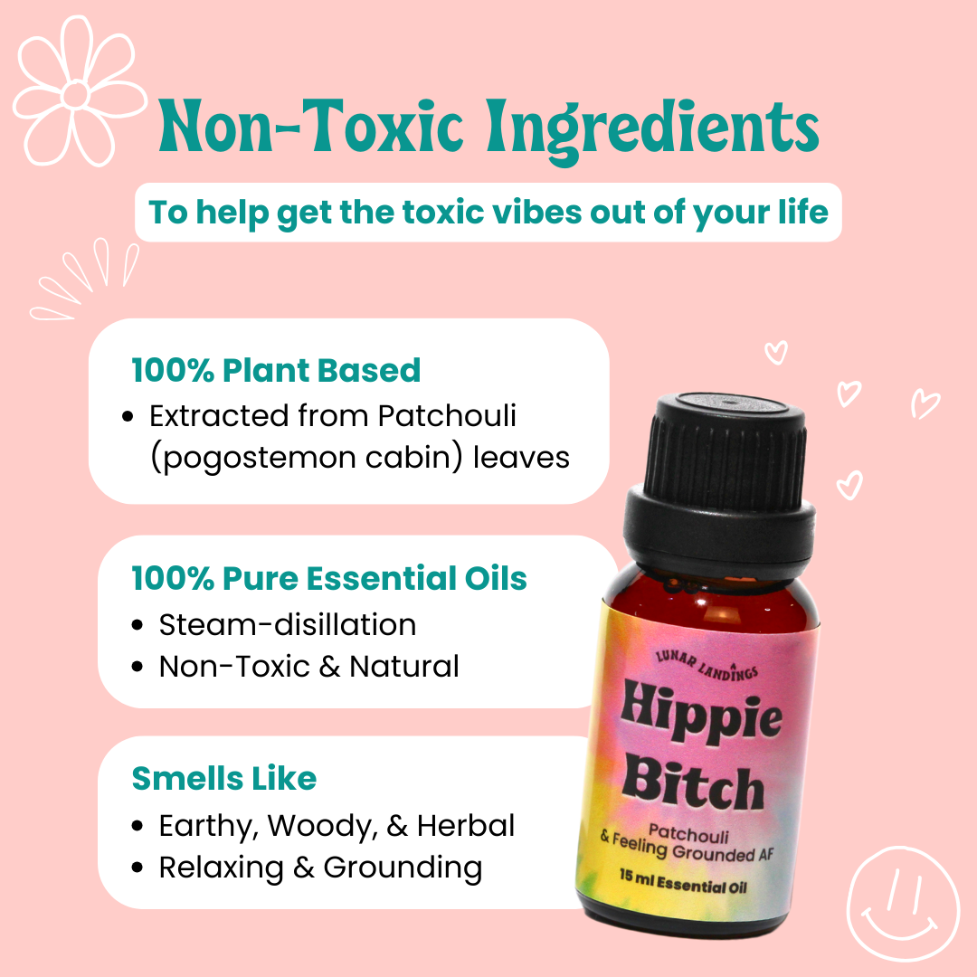 Lunar Landings - Wholesale Essential Oil - Hippie Bitch, Patchouli Pure Essential Oil Dropper7