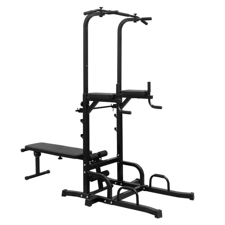 39F Inc. - Wholesale Fitness Equipment - Heavy Duty Power Tower with Bench & Pull-Up Dip Station1
