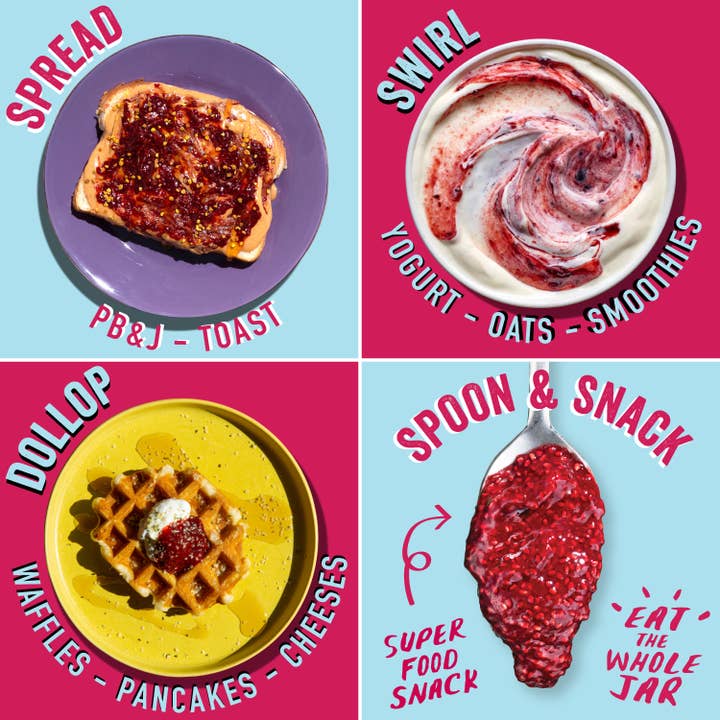 Smash Foods - Wholesale Jam/Jelly - Raspberry - Smash Superfood Jam2