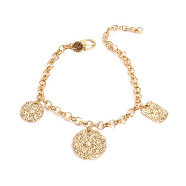 Solstice guld charme armbånd for engroshandel hos A&C Oslo