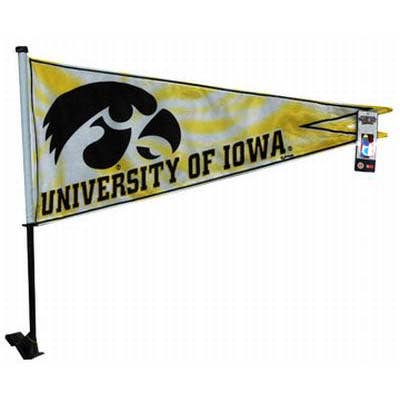 Iowa Hawkeyes Car Flag Pennant for wholesale by Jenkins Enterprises