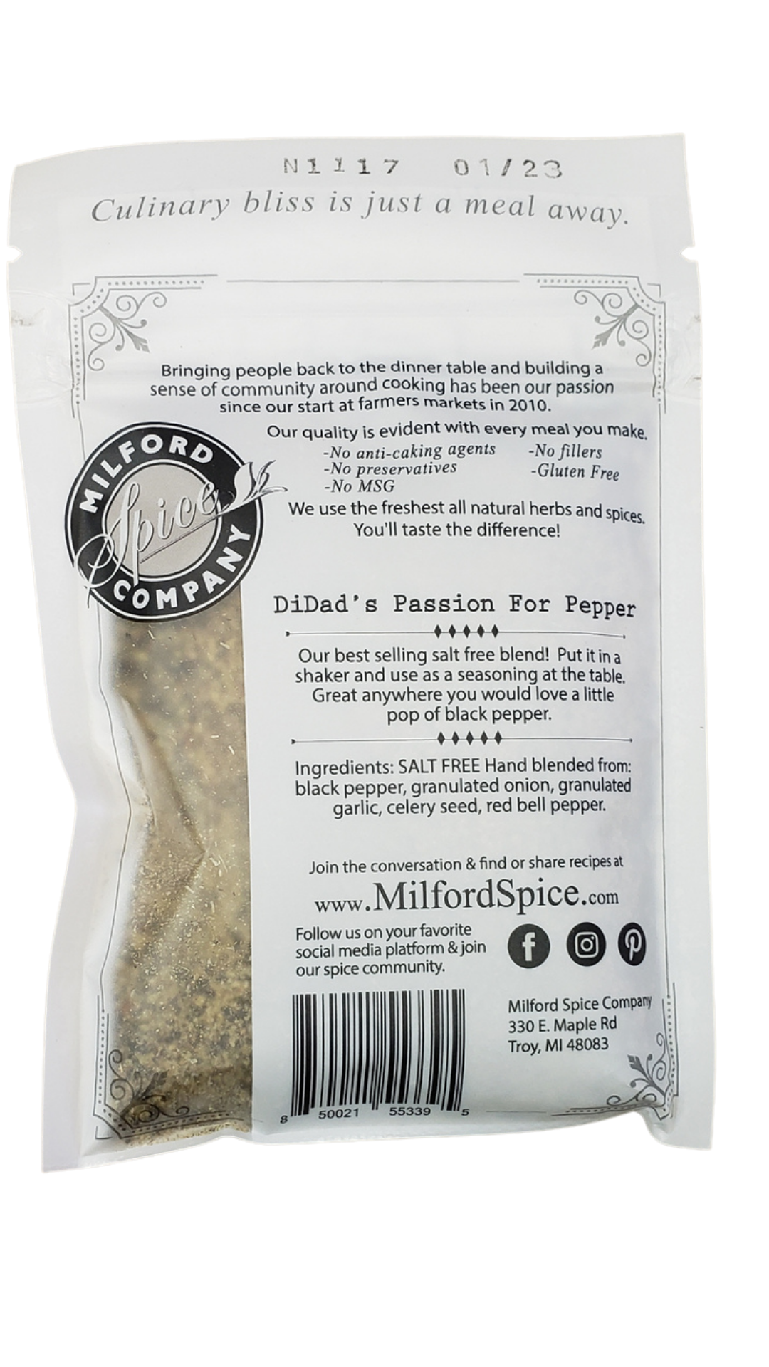 Milford Spice Company - Wholesale Dried Spice Mix - DiDad's Passion - Shelf Ready 10 Pack in a Display Box1
