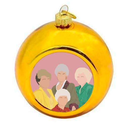 Christmas Baubles 'The Golden Girls' for wholesale by ART WOW
