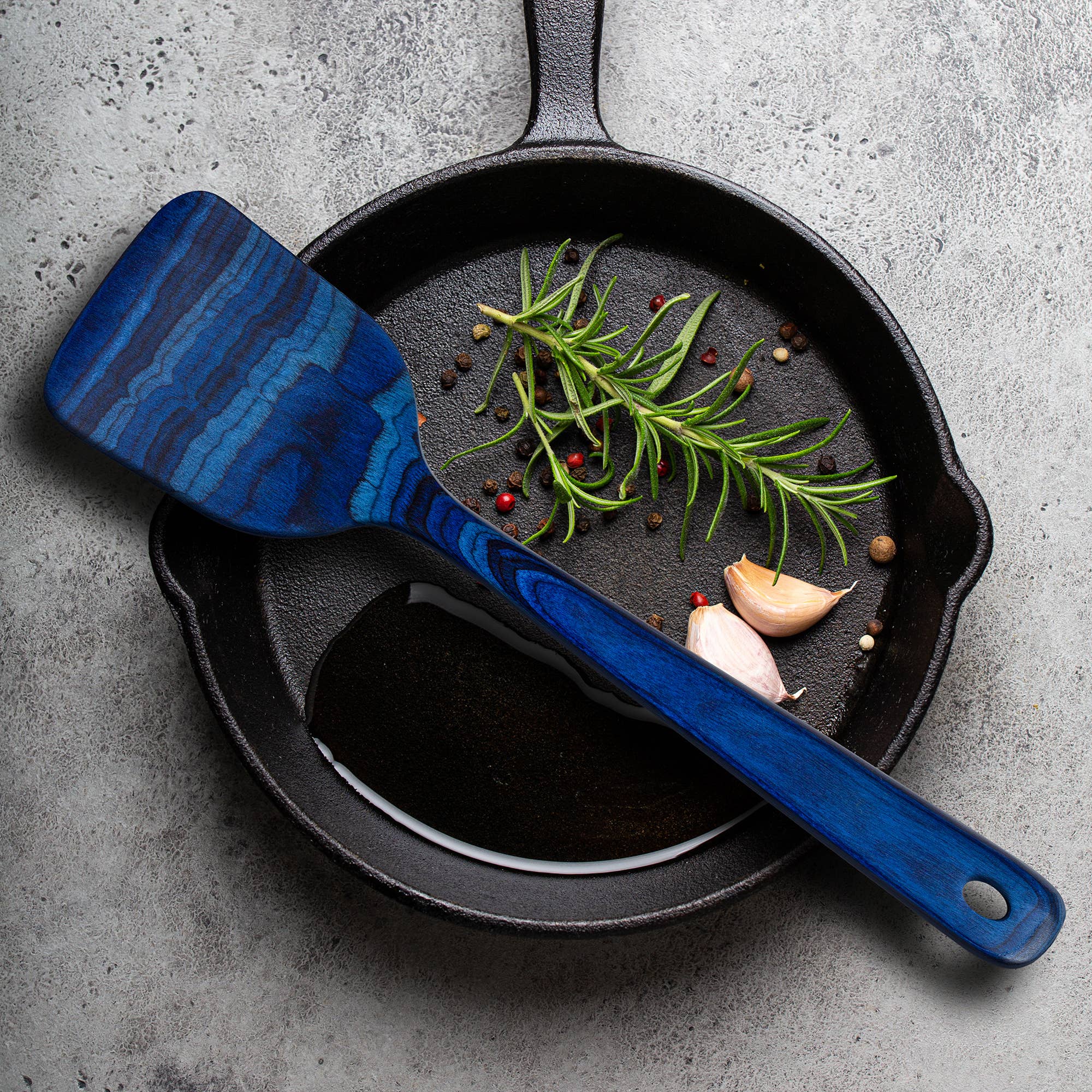 Totally Bamboo - Wholesale Spatula/Turner - Baltique® Malta Colorful Wooden Spatula, 12.5"2