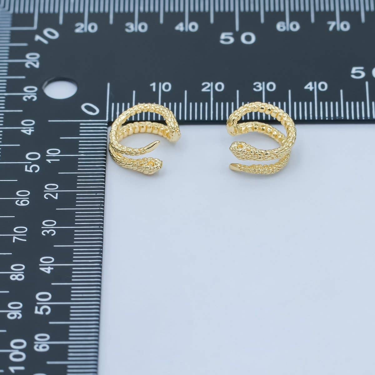 Aim Eternal - Wholesale Cuff/Wrap Earrings - 24K Gold Filled Snake Serpent Ear Cuff Earring | AI0901