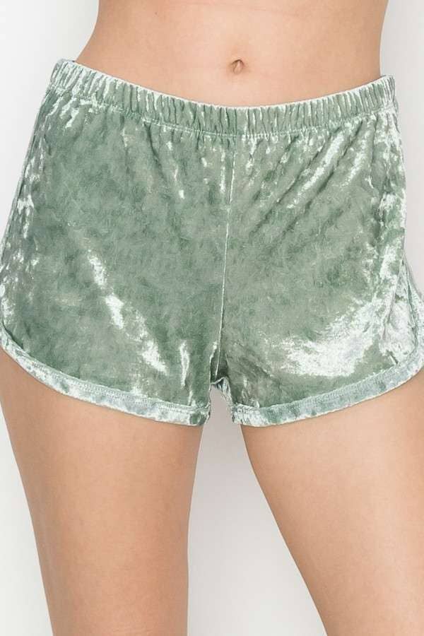 Heart & Hips - Wholesale Shorts - Women's - VP30698A - STRETCH CRUSHED VELVET SHORTS15