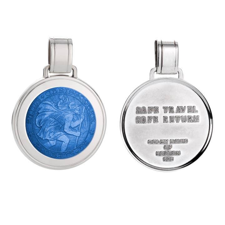Colby Davis Pendant: Large Saint Christopher for wholesale by Colby Davis of Boston