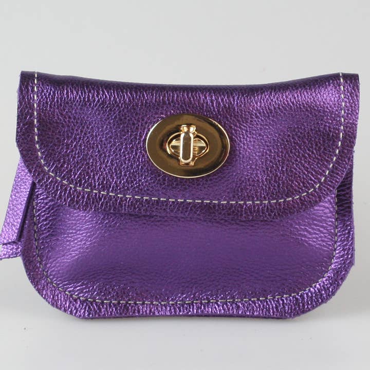 Zina Kao Exclusives - Vendita all'ingrosso Portafogli - Donna - I portafogli in pelle metallizzata Turnlock: 3 taglie!40