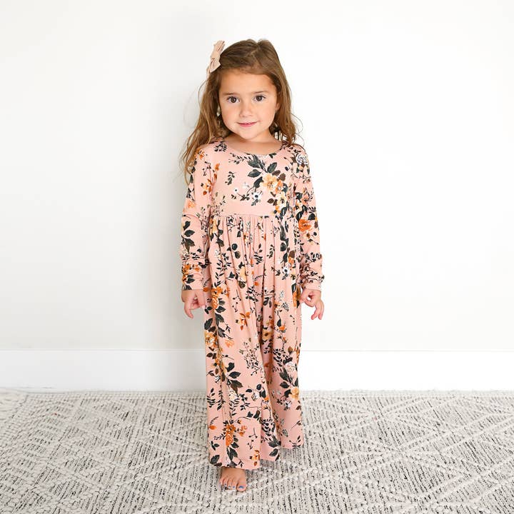Gigi and Max - Vendita all'ingrosso Tutina - Neonati - Flora Rosa Chiaro TUTA A GAMBA LARGA Bambù Floreale Abbigliamento per Bambini4