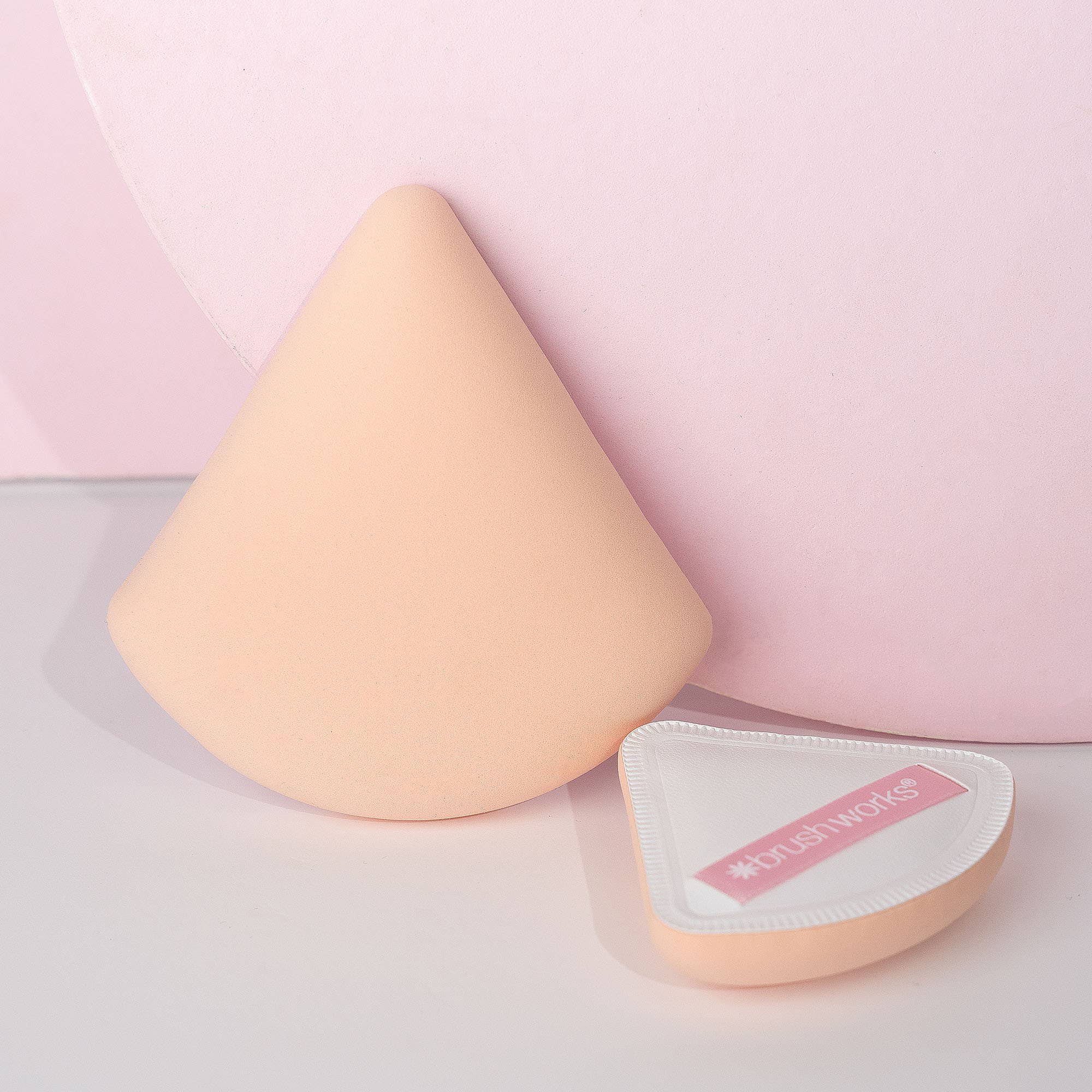 Soinvogue – Esponja/misturador de maquilhagem por atacado – Almofada Triangular Puff Duo4