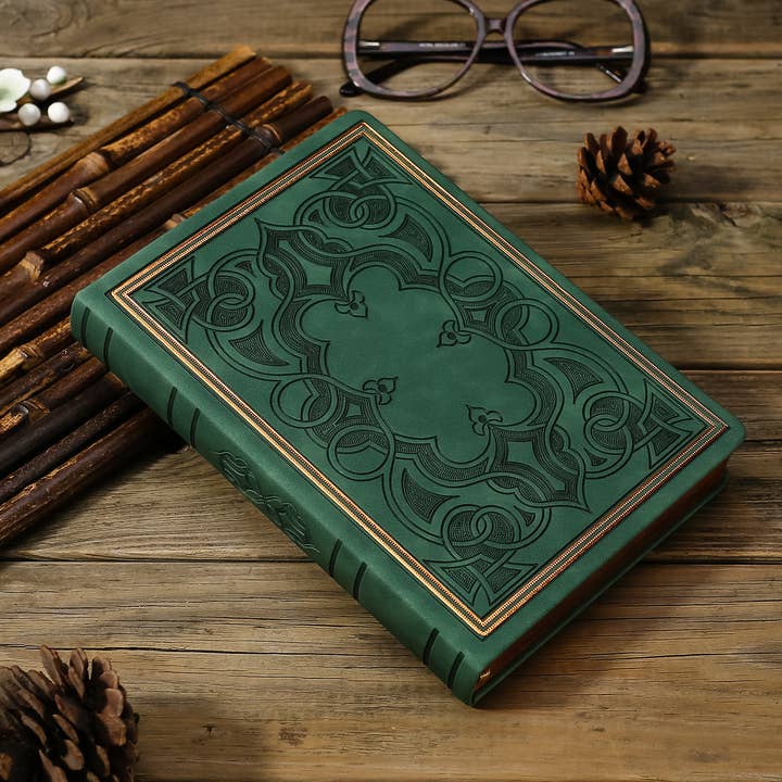 Victoria's Journals - Wholesale Notebook - Victoria's Journals Antique Vintage Diary Hard Cover (Green)