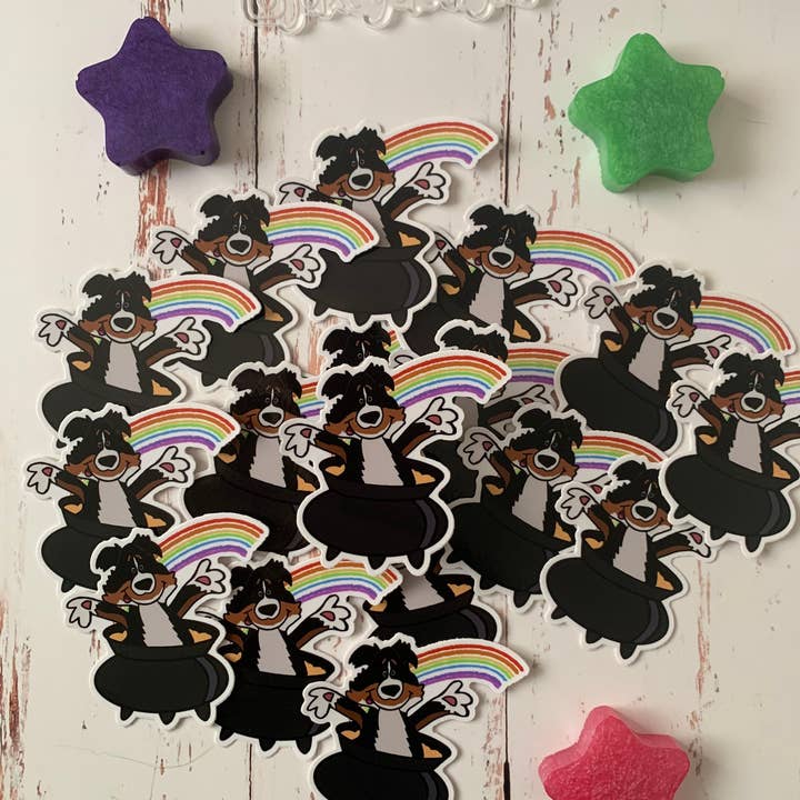 Jaxey Designs - Wholesale Sticker - Kona Pot of Gold Sticker | Aussie Sticker | Waterproof1