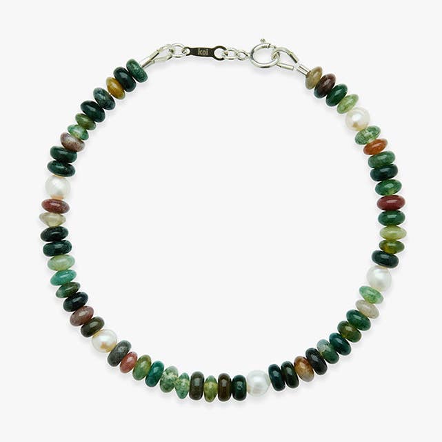 Down to earth bracelet silver for wholesale by Koi Atelier