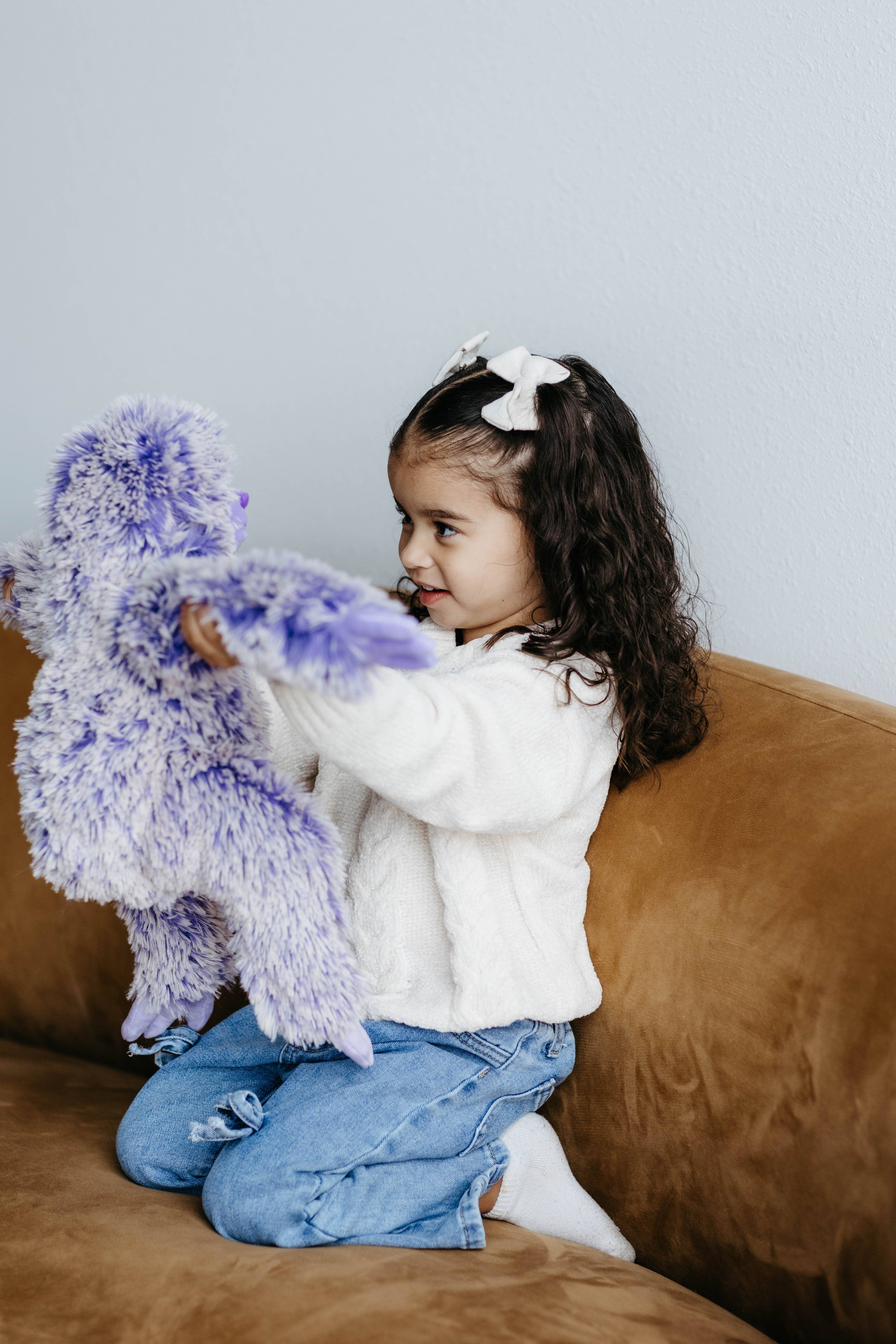 The Petting Zoo - Wholesale Stuffed/Plush Toy - Kids & Baby - 20" (50cm) Purple Pazzion Sloth3