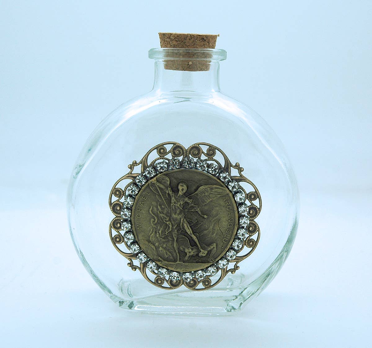 Contreras Designs - Wholesale Water Bottle - VHWB27 - Vintage St. Michael Holy Water Bottle