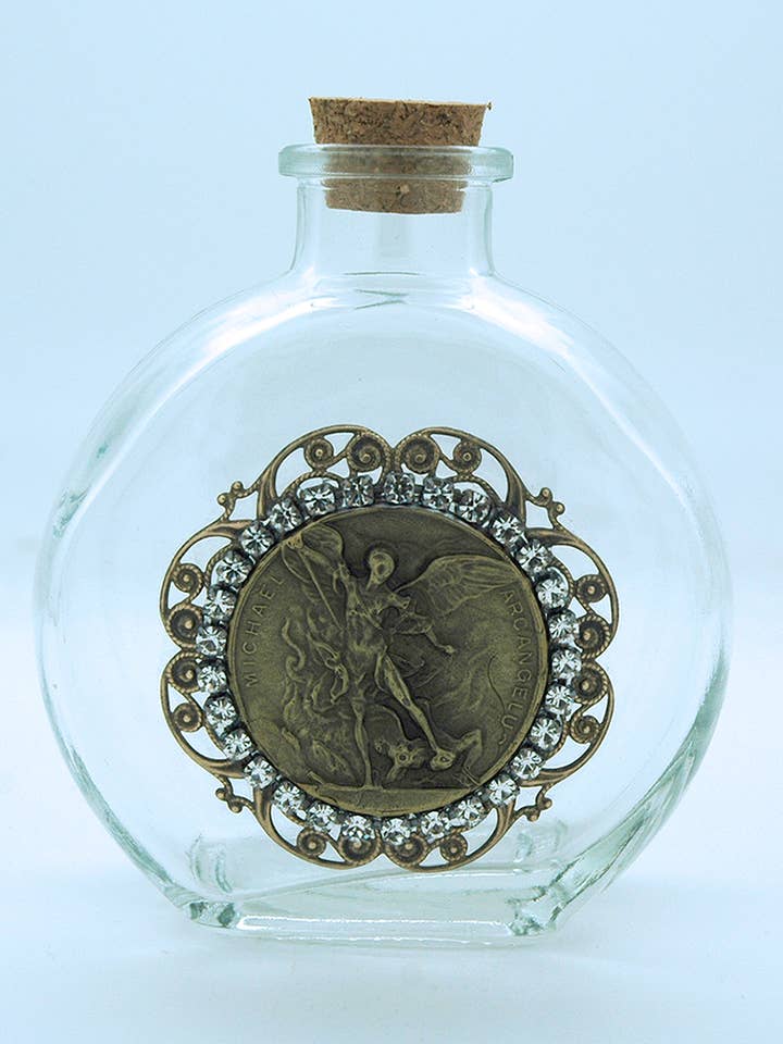 VHWB27 - Bottiglia d'acqua santa San Michele vintage per la vendita all'ingrosso da parte di Contreras Designs