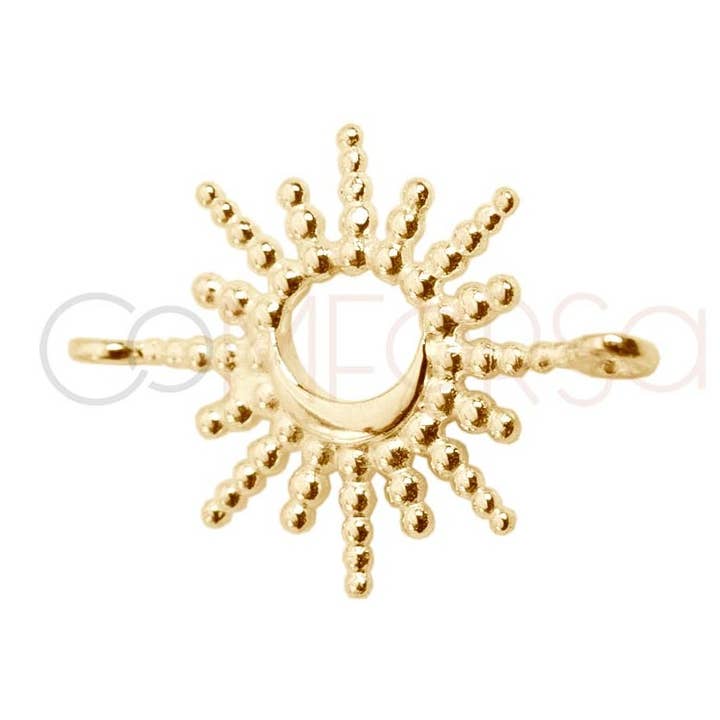 Sol- og månekugleforbindelse 16Mm 925 Sølv for engroshandel hos COM FORSA SL