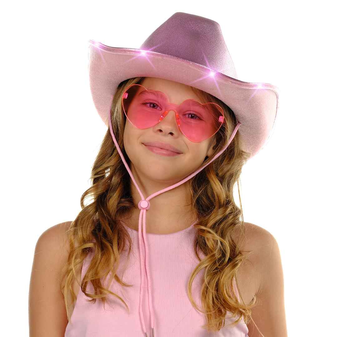 Funcredible - Wholesale Cowboy Hat - Women's - Pink Light Up Cowgirl Hat for Women - Cowboy Hats for Women 8