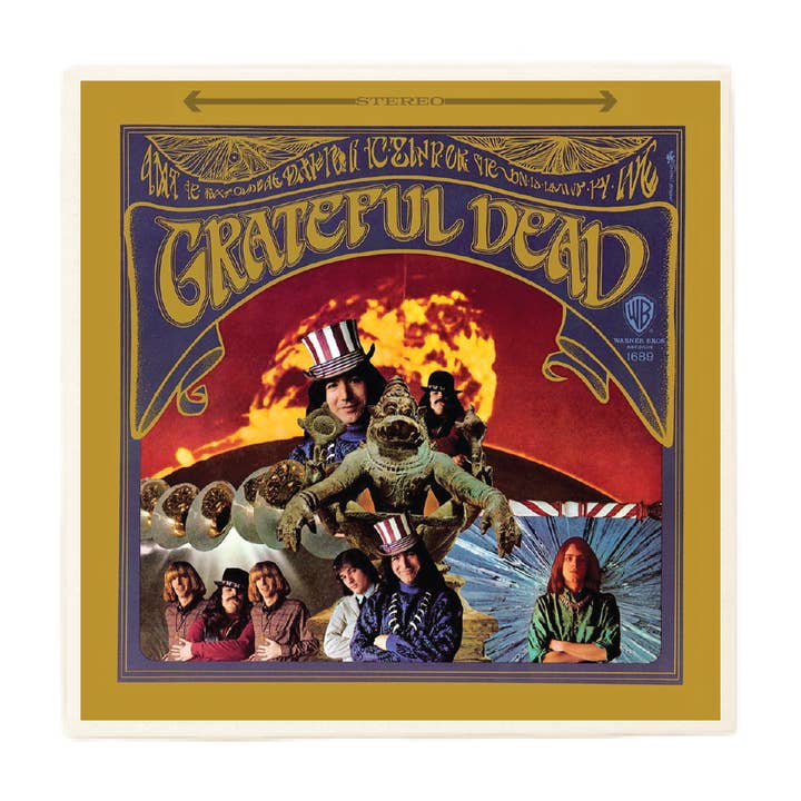 Lucky Mfg. Co. - Wholesale Coasters - Grateful Dead 'The Grateful Dead' Album Coaster0