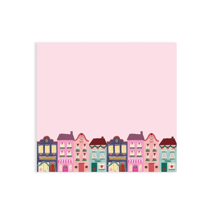 WINTER TOWN STICKY NOTES for wholesale by Jolly Joven