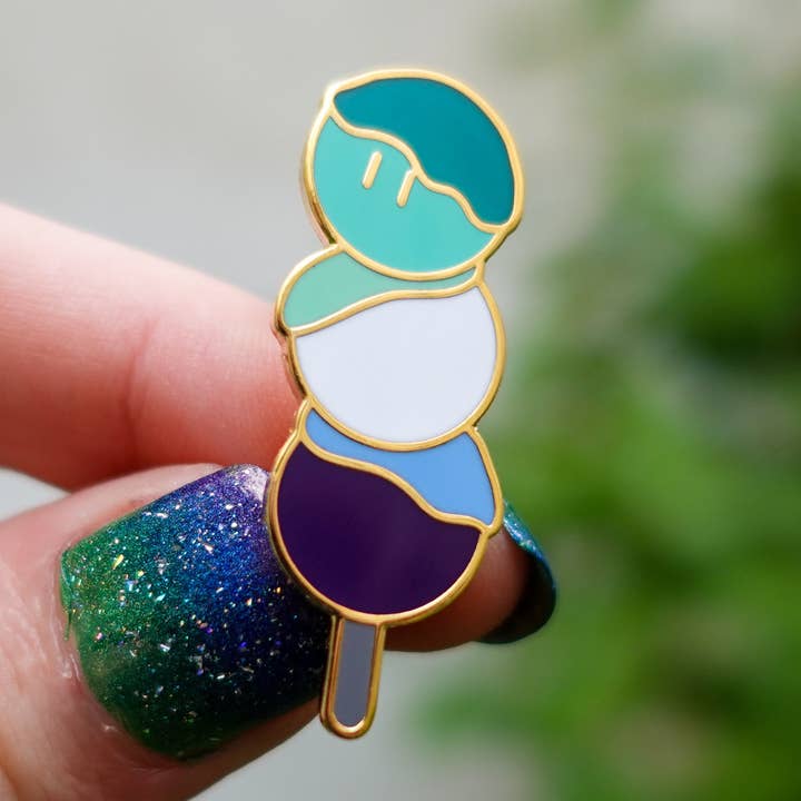 Kabujiro - Wholesale Lapel Pin/Button - Pride Dango Enamel Pin – Gay Male (MLM)0