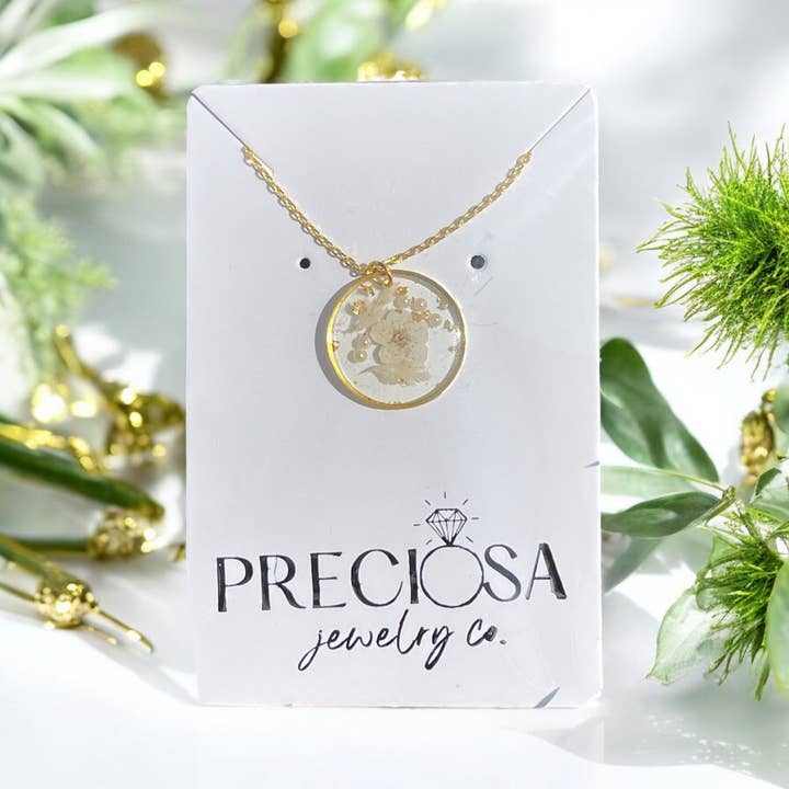 Purity Wildflower Necklace for wholesale by Preciosa Jewelry Co.